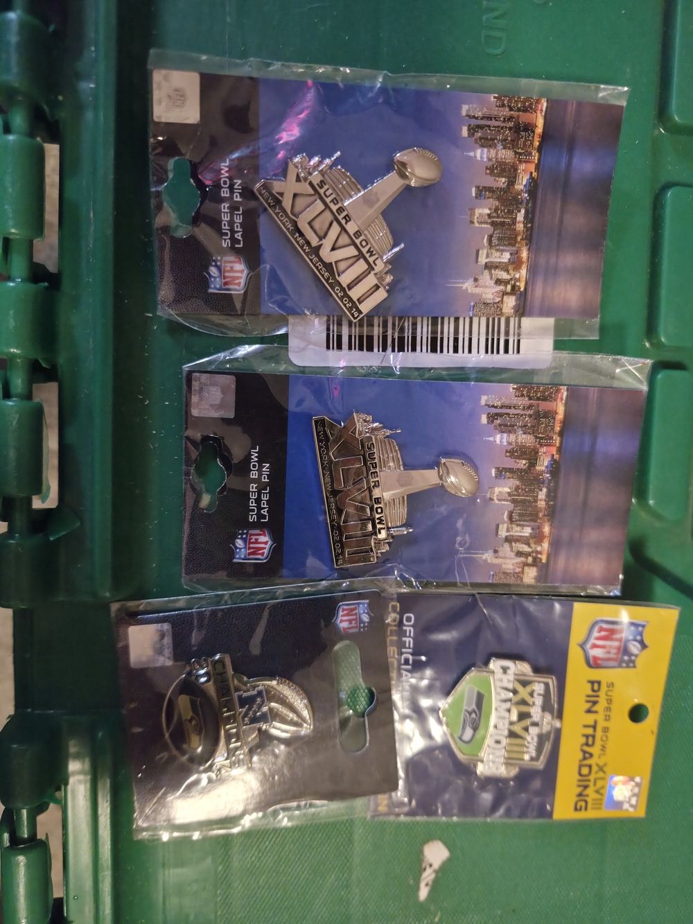 Wincraft Collectible Lapel Pins - Blue & Black Backing